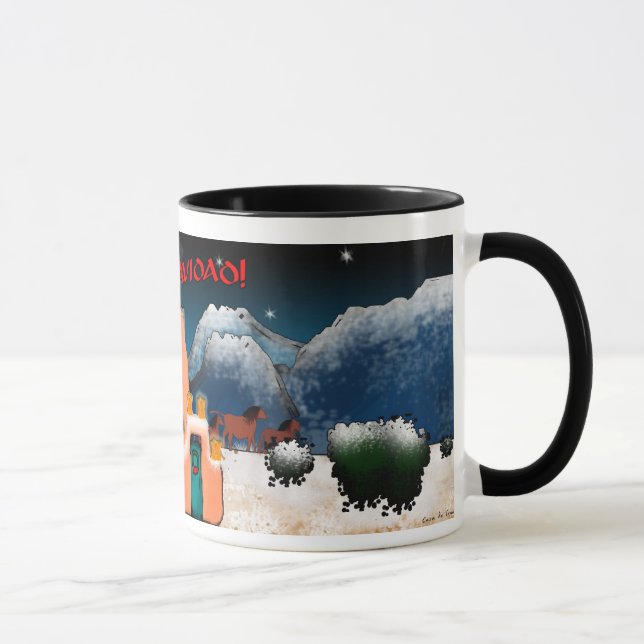 Caneca Feliz Navidad, você! (Direita)