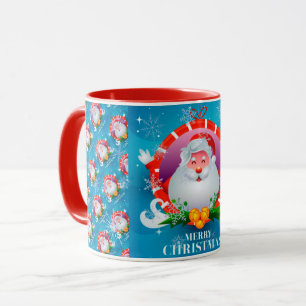 Caneca Feliz Papai noel de Natal
