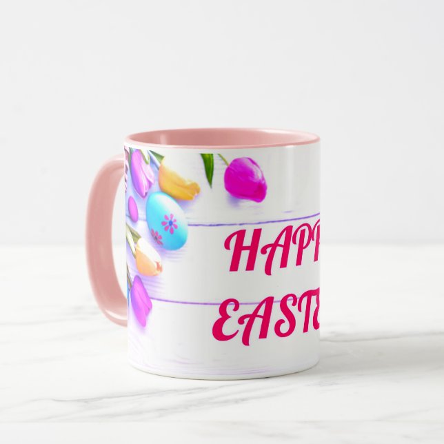 Caneca Feliz Páscoa (Frente Esquerda)