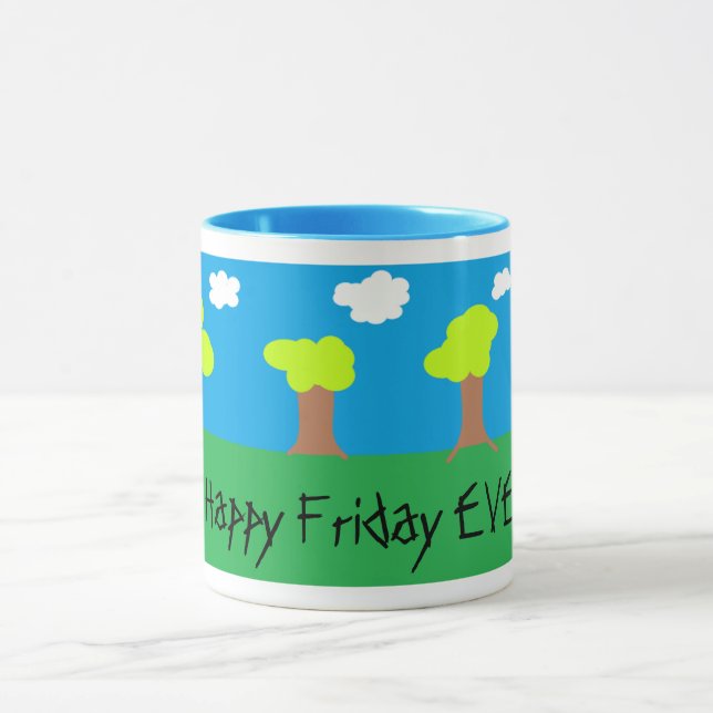 Caneca Feliz sexta-feira EVE (Centro)