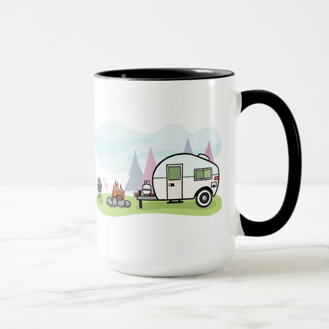Caneca Feliz Trailer de Camper (Direita)