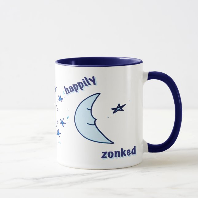 Caneca feliz Zonked (Direita)