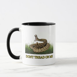 Caneca Felpudo Express® Modern Gadsden Flag Black-White
