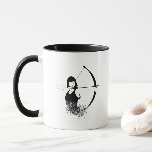 Caneca Female Archer (Com Donut)