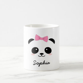 caneca feminino personalizada da panda animal