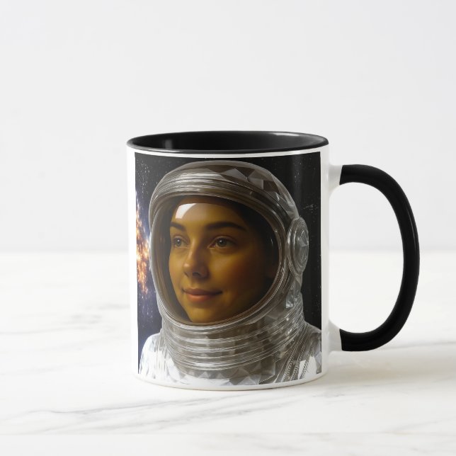Caneca Femme astronaute mission (Direita)