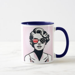 Caneca  Femme au style US.