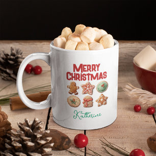 Caneca Feriado Baking Cookie Exchange Feliz Natal