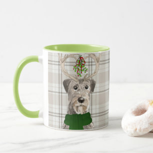 Caneca Feriado Irlandês de Wolfhound, Xadrez de Dog Lover
