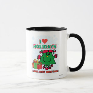 Caneca Feriados pequenos do amor da senhorita Natal   I