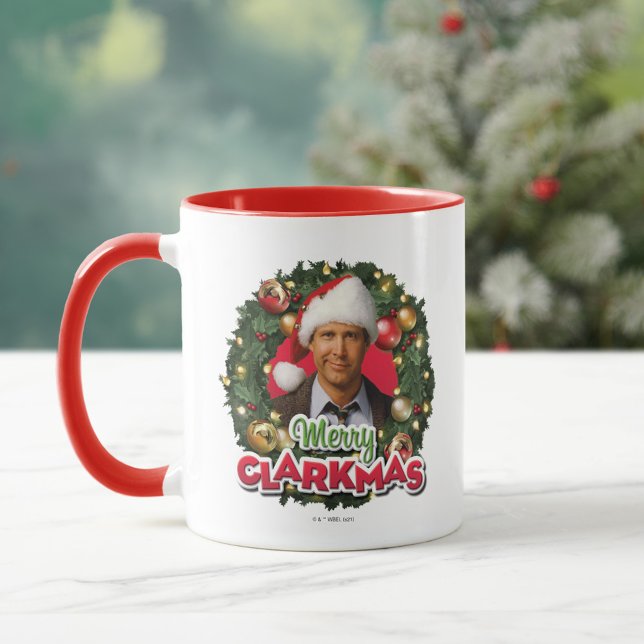 Caneca Férias de Natal | Feliz Clarkmas (Criador carregado)