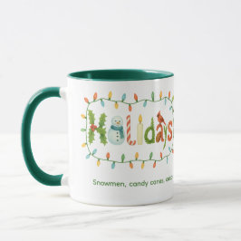 Caneca Férias projetadas Natal