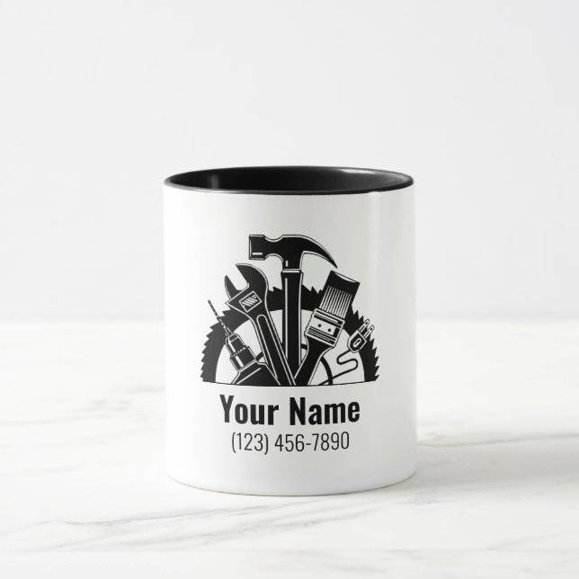 Caneca Ferramentas personalizáveis de handman (Centro)