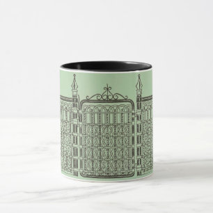 Caneca Ferro Antiguo em Formas Ornamentais Frota de Ferro