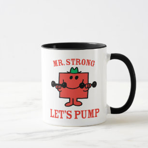 Caneca Ferro de bombeamento com Sr. Forte