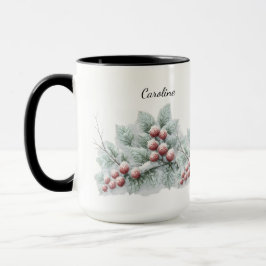 Caneca Festa Botânica de Inverno com Geleado e Pinheiro