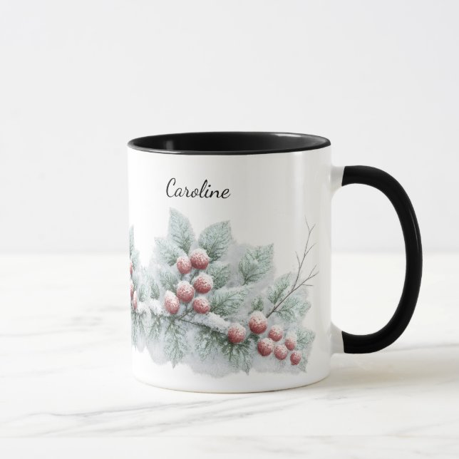 Caneca Festa Botânica de Inverno com Geleira e Frutas  (Direita)