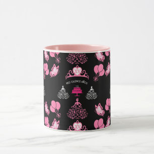 Caneca Festa da Coroa Rosa de Quinceanera
