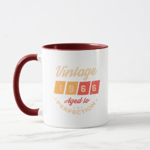 Caneca Festa de aniversário de 60 anos vintage personaliz