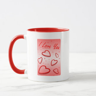 Caneca Festa de Escritório Paz Amor Obrigado Padrão Color