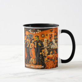 Caneca Festa de Martini de Halloween no Estilo Moderno de