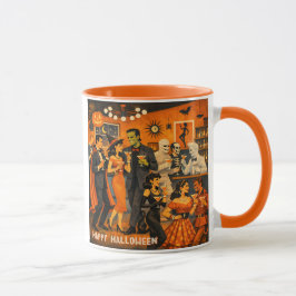 Caneca Festa de Martini de Halloween no Estilo Moderno de