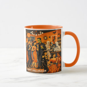 Caneca Festa de Martini de Halloween no Estilo Moderno de