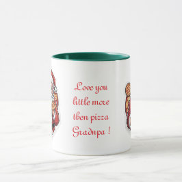 Caneca Festa de Pizza de papais noeis, Torneira de Natal