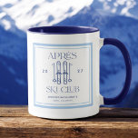 Caneca Festa de solteira de Esqui de inverno do Clube de<br><div class="desc">Clube de Esqui personalizado Apres Winter Ski Favor da Festa de solteira de Esqui Mug</div>