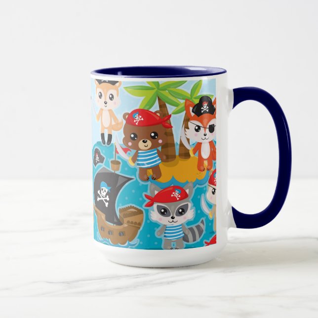 Caneca Festa Divertida de Pirata para Crianças (Direita)