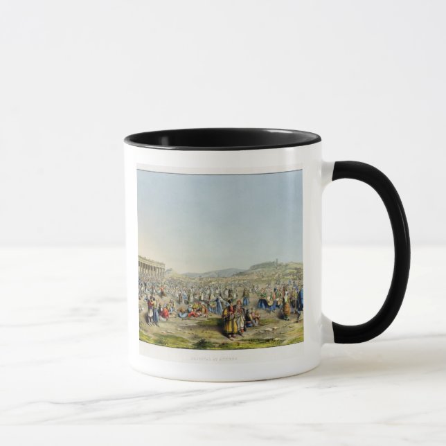 Caneca Festival em Atenas, bar. por J. Rodwell, 1830 (Direita)