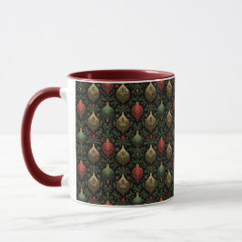 Caneca Festive Damask