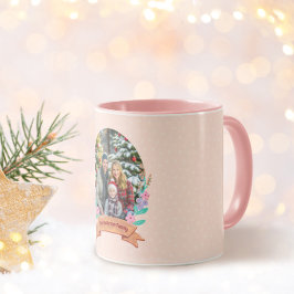 Caneca Festivo Blossomas Blush Foto Floral Rosa