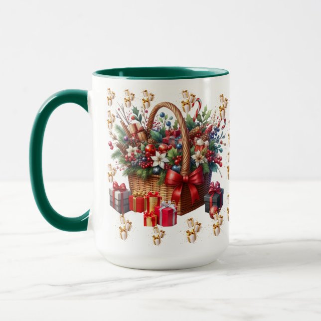 Caneca Festivo Cesta de Férias (Esquerda)