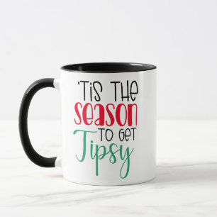 Caneca Festivo Esta é a estação para ser Tipsy Beben