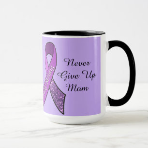 Caneca Fibromialgia Roxo Sensibilização Fita Café