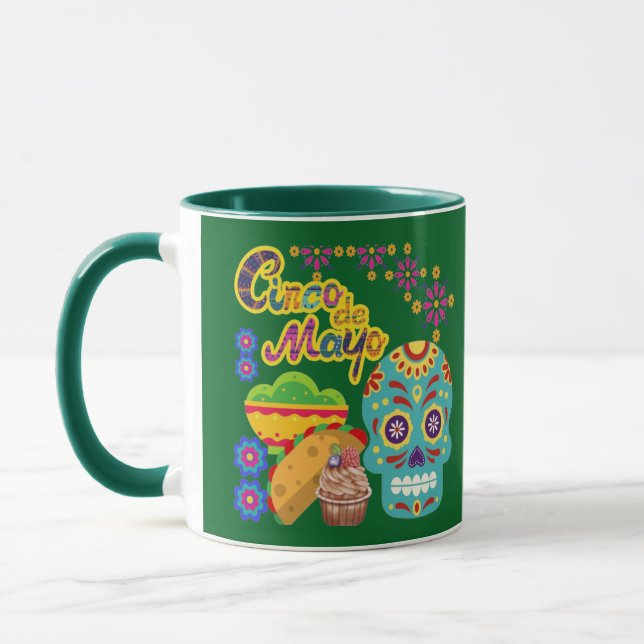 Caneca Fiesta Bloom Fiesta verde floresta (Esquerda)