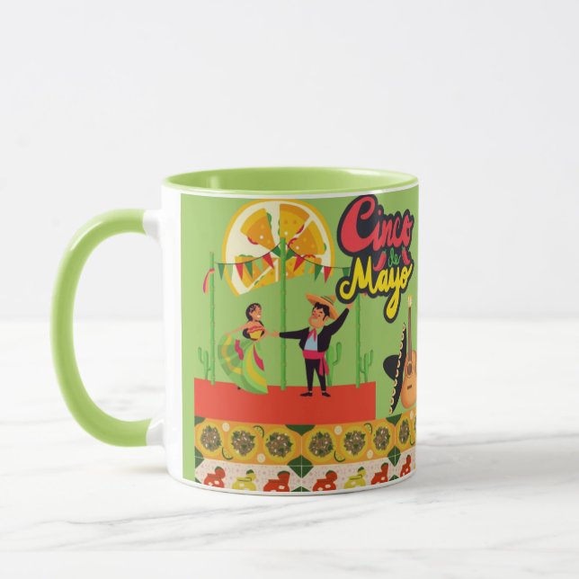 Caneca Fiesta da Flor do Deserto lima (Esquerda)