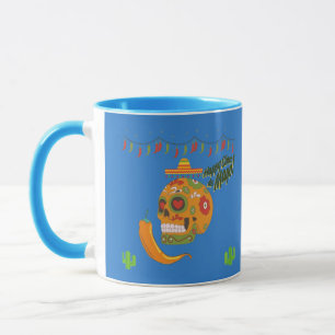 Caneca Fiesta de Fuego azul