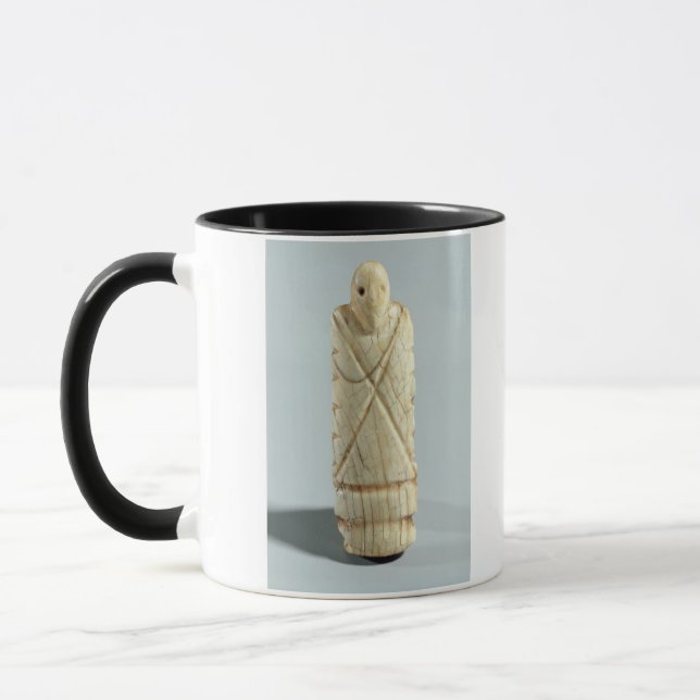 Caneca Figura de um homem farpado (marfim do elefante) (Esquerda)