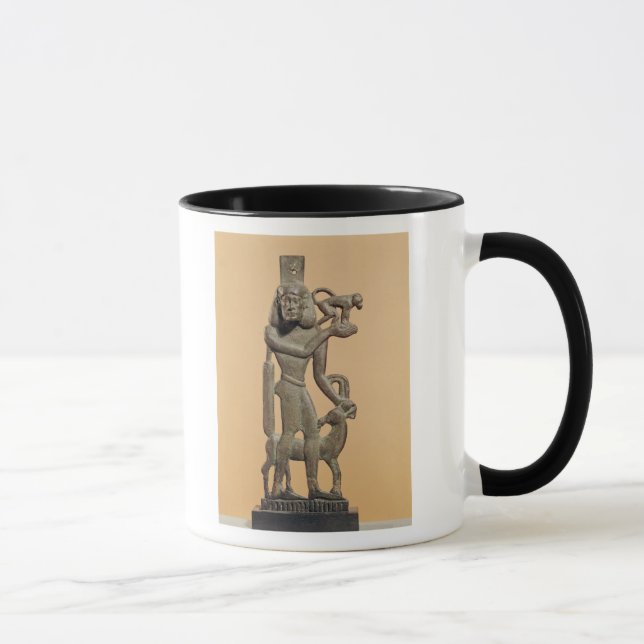 Caneca Figura de um homem que guardara um macaco (Direita)