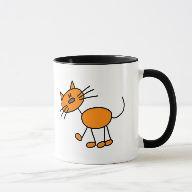 Caneca Figura t-shirt e presentes da vara do gato (Direita)