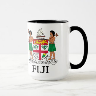 Caneca FIJI - emblema/bandeira/brasão/símbolo