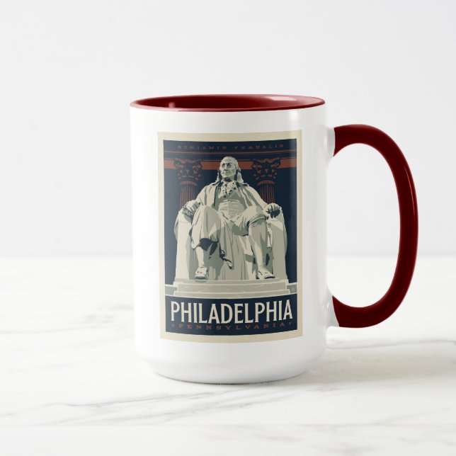 Caneca Filadélfia | Instituto Benjamin Franklin (Direita)