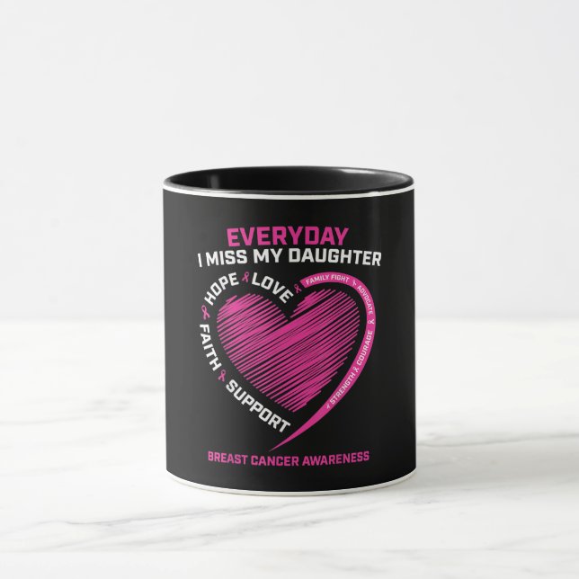 Caneca Filha de memória amorosa rosa Cancer Awa (Centro)