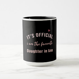 Caneca Filha De Natal De Direito De Mor