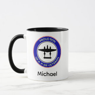 Caneca Filho Orgulhoso de um Veterano do P-38