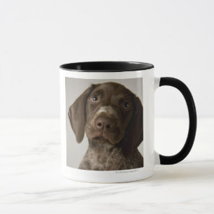 Caneca Filhote de cachorro alemão do ponteiro de cabelos
