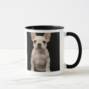 Caneca Filhote de cachorro colorido creme do buldogue