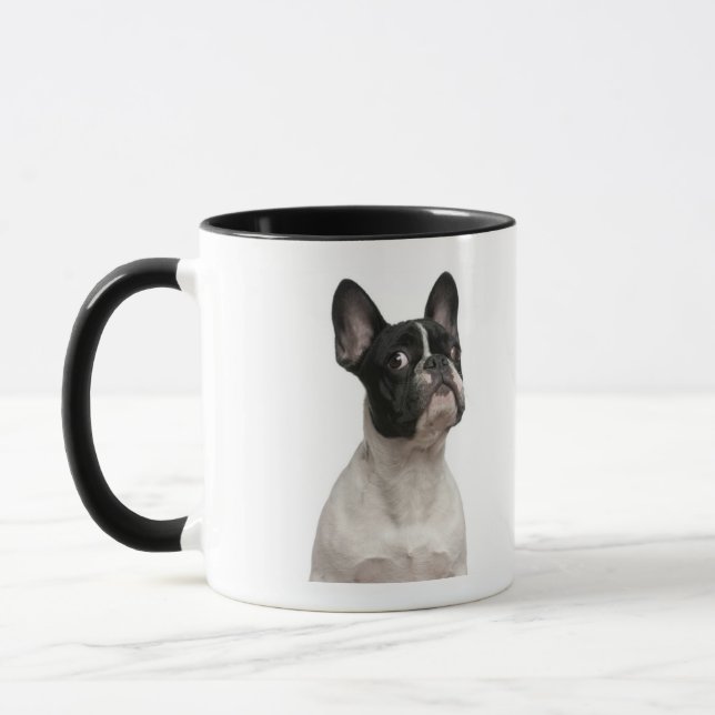 Caneca Filhote de cachorro do buldogue francês (5 meses (Esquerda)